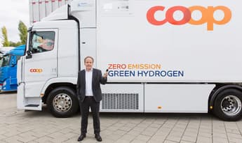 Coop takes delivery of hydrogen truck