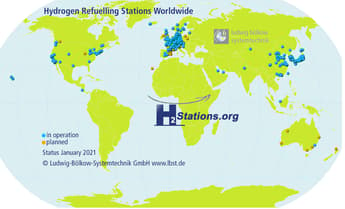 2020: A record-breaking year for hydrogen station developments