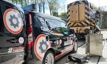 Emission reductions achieved in locomotive using AHT hydrogen generator
