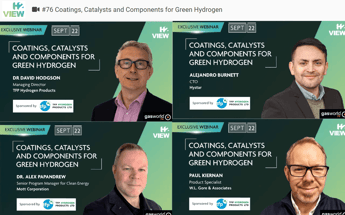 Webinar: Coatings, catalysts and components key to hydrogen scale up