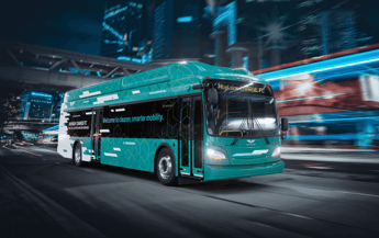 New Flyer reveals extended-range hydrogen bus with four-tank upgrade