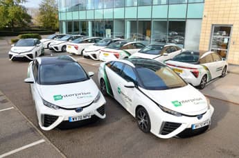 Enterprise adds 17 hydrogen cars to UK fleet