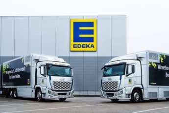 German logistics firm deploys two hydrogen-powered trucks from Hyundai