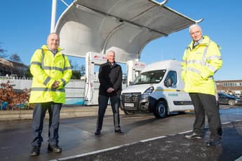 New dual-fuel van operating in Aberdeen