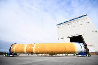 NASA prepares SLS rocket stage for move