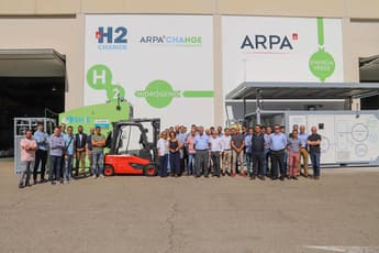 ARPA and Linde-Serma unveil first green hydrogen forklifts in Spain