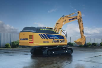 Komatsu develops hydrogen-powered excavator concept