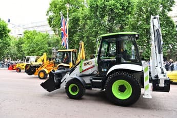 ‘World’s first’ hydrogen digger receives royal unveiling