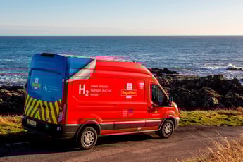 Royal Mail trials hydrogen-powered van for parcel and letter deliveries