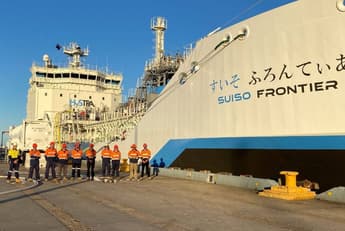 World’s first liquid hydrogen carrier on route to Japan