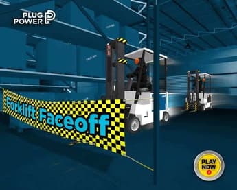 Plug Power launches Forklift Faceoff game