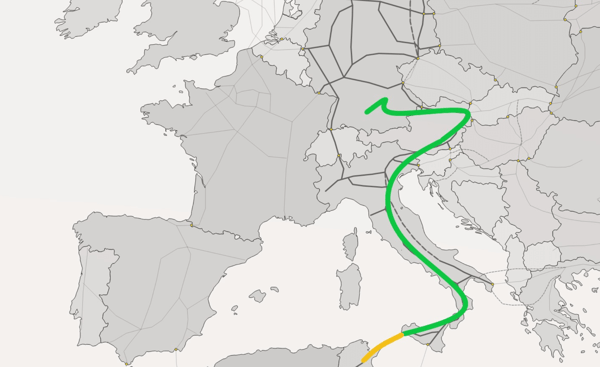 Italien, Österreich und Deutschland haben sich einem Wasserstoffpipeline-Projekt angeschlossen, das 40 % des importierten Wasserstoffbedarfs Europas decken könnte.