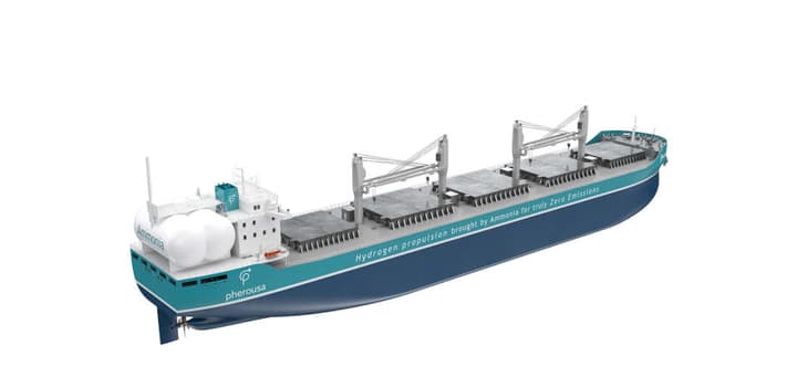 pherousa-phát triển-amoniac-cracker-công nghệ-trên tàu-deltamarin-tàu