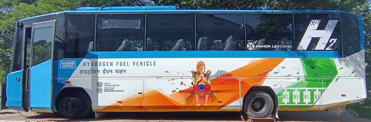 NTPC begins hydrogen fuel cell bus and fuelling trials in India