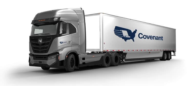 Covenant Logistics to add 40 Nikola fuel cell trucks to its fleet