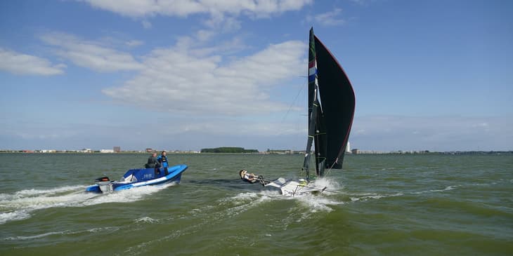 Hydrogen-powered rib launched for the 2023 World Sailing Championships