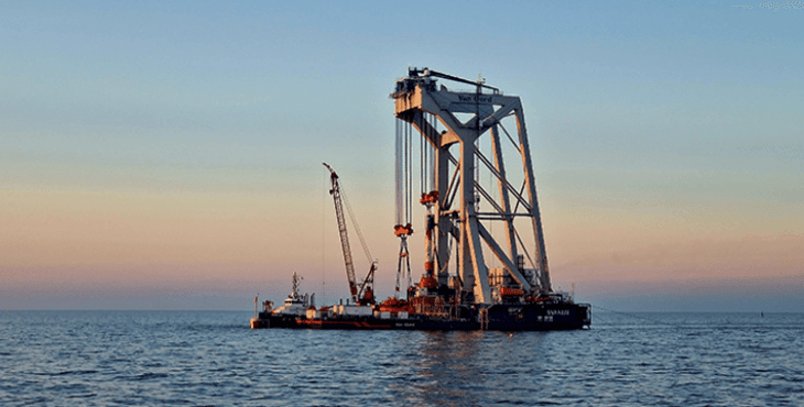 Iberdrola places first foundation for Baltic Eagle offshore wind farm
