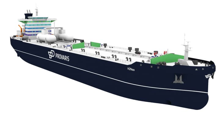 Provaris awarded with Design Approval for compressed hydrogen carriers