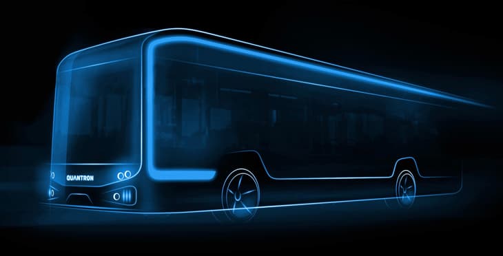 Quantron to release hydrogen fuel cell bus in Spring 2022