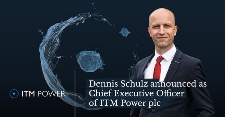 ITM Power names Dennis Schulz as new CEO