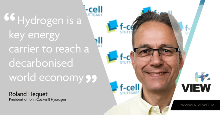 f-cell: Exclusive interview with Roland Hequet, President of John Cockerill Hydrogen