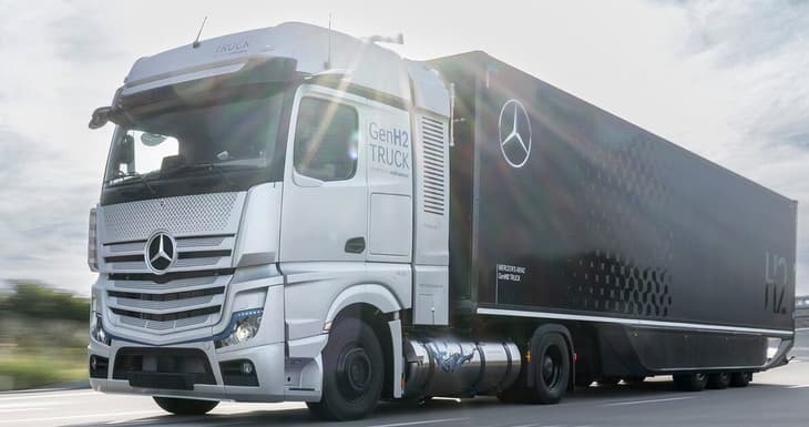 Daimler’s hydrogen-powered trucks to be trialled by Amazon, Air Products and more