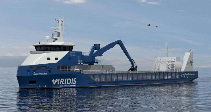 dnv-awards-viridis-bulk-carriers-approval-in-principle-for-ammonia-fuelled-short-sea-design
