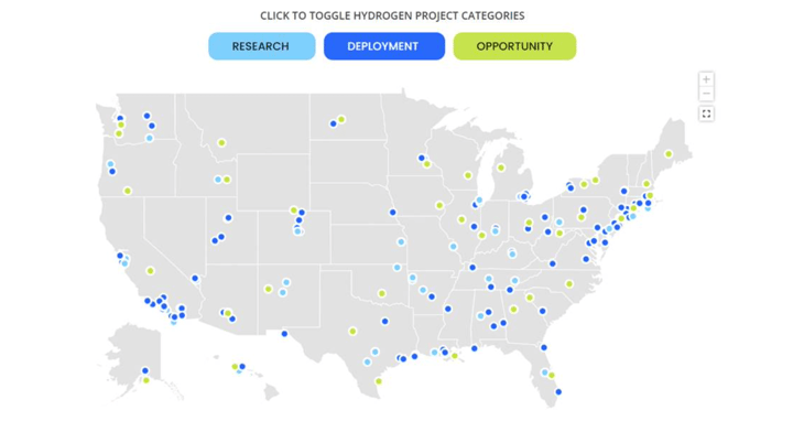 United States of Hydrogen launched to track US hydrogen deployments