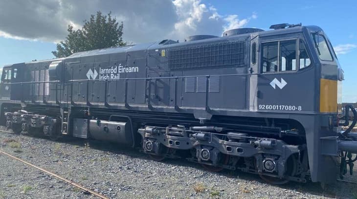 Irish Rail diesel locomotive to be converted to hydrogen ICE