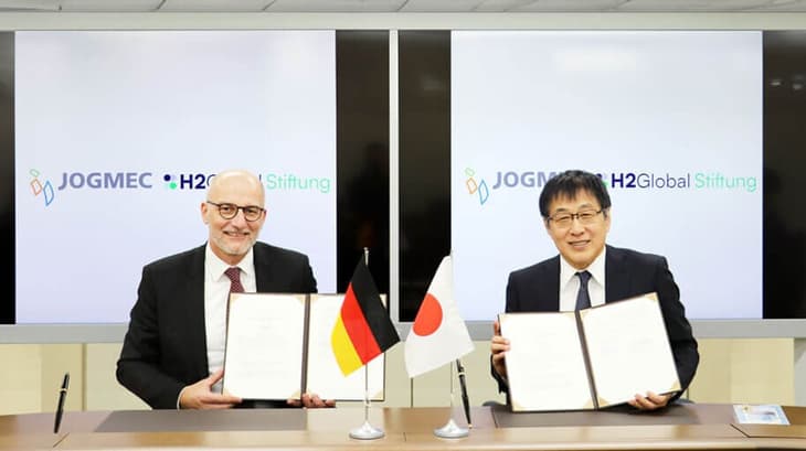 JOGMEC and H2Global to cooperate on hydrogen-based initiatives and imports