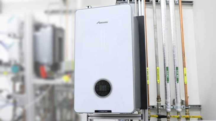 Worcester Bosch unveils hydrogen boiler