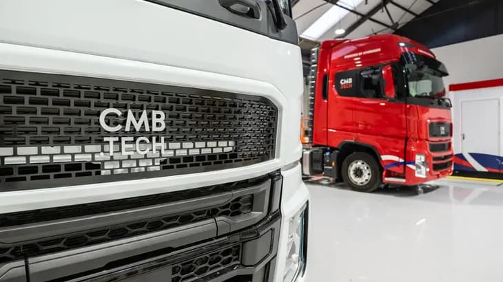 CMB.TECH opens workshop for truck conversion to run on hydrogen dual-fuel