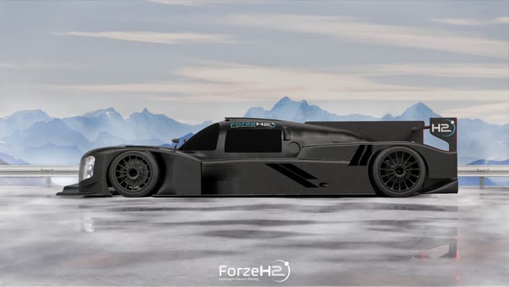 TU Delft unveils hydrogen racing car