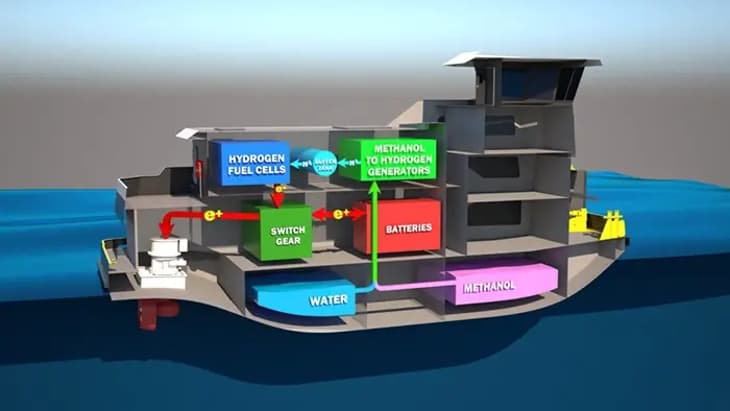 Methanol-to-hydrogen reformer systems ordered for the ‘world’s first’ hydrogen/methanol-powered tugboat