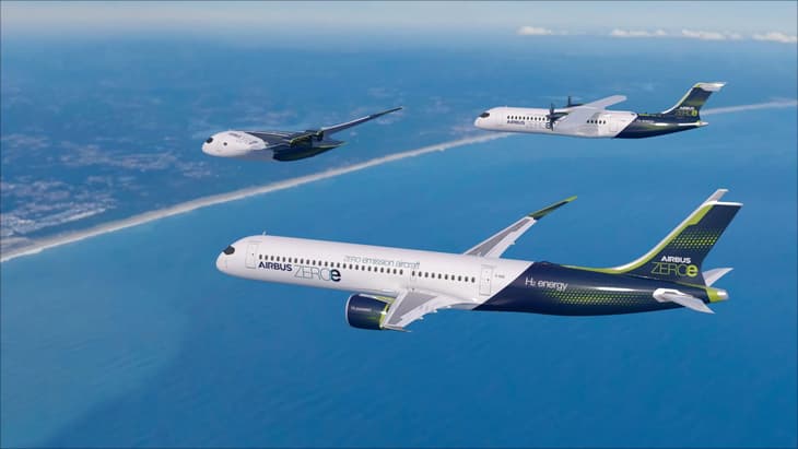 Airbus remains focused on low and zero emission commercial flights