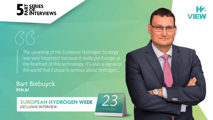 European Hydrogen Week: An interview with FCH JU’s Bart Biebuyck