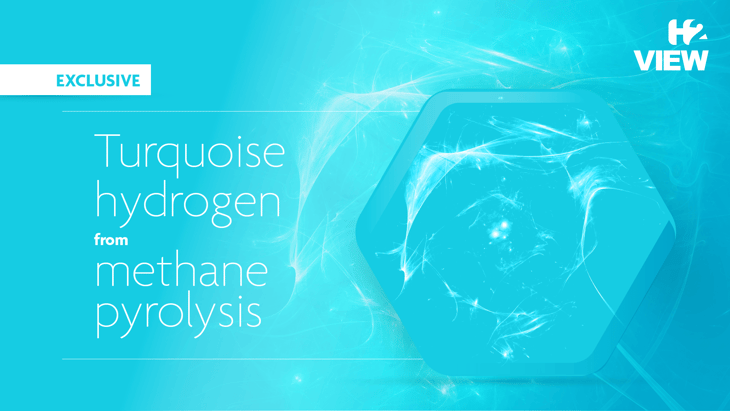 Turquoise hydrogen from methane pyrolysis