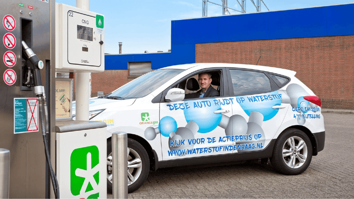 OrangeGas receives €2.6m for hydrogen stations