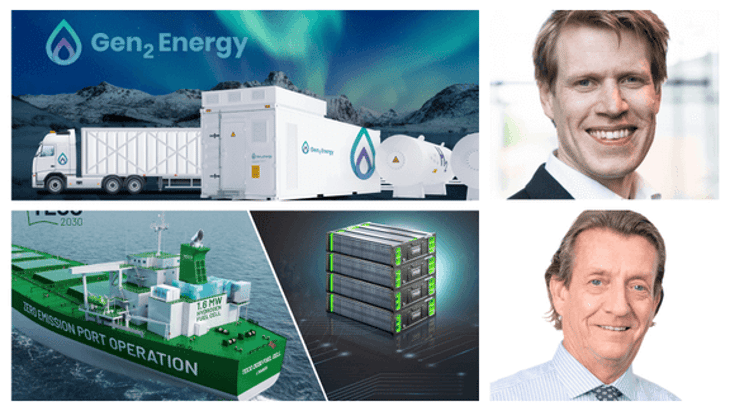 TECO 2030, Gen2 partner to provide green hydrogen and fuel cells for the maritime sector