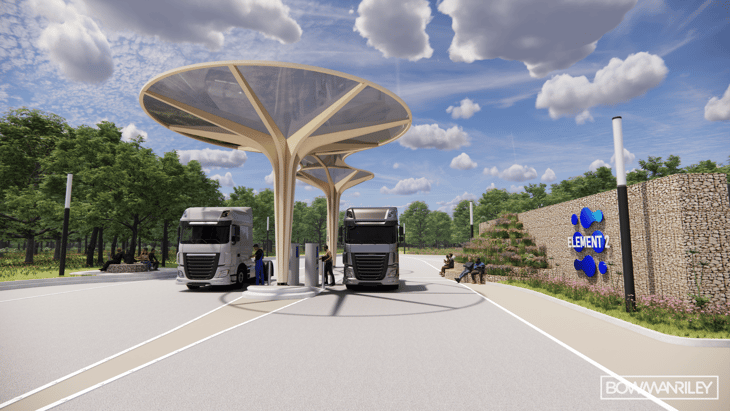 Element 2’s public UK hydrogen refuelling stations receive planning permission