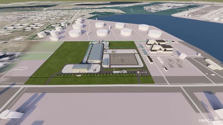 Eneco submits planning application for large-scale hydrogen plant in Rotterdam