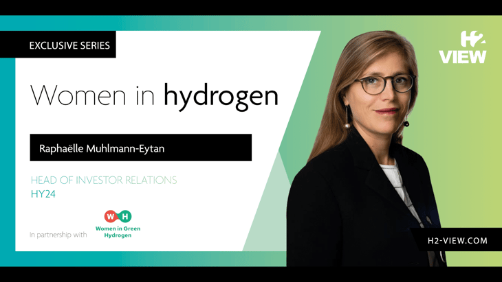 Women in hydrogen: Raphaëlle Muhlmann-Eytan, Hy24