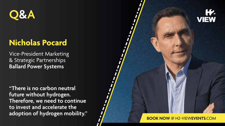 Nicholas Pocard: We need to continue to invest and accelerate the adoption of hydrogen mobility