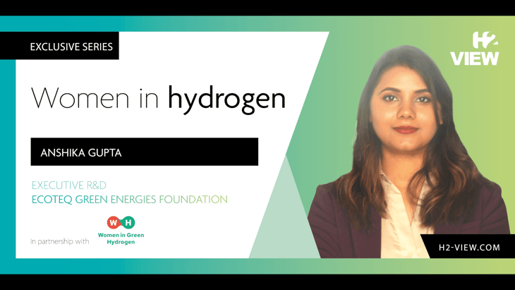 Women in hydrogen: Anshika Gupta, Ecoteq Green Energies Foundation