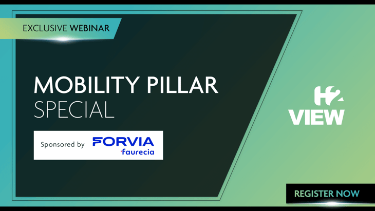 FORVIA and partners to discuss hydrogen’s role in mobility on H2 View webinar