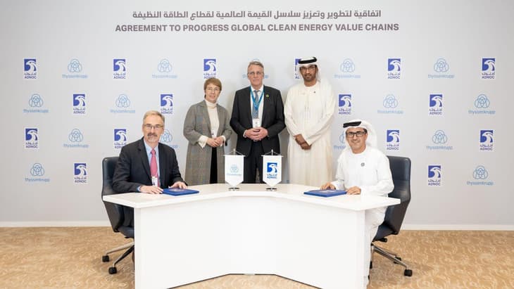 thyssenkrupp-uhde-and-adnoc-sign-mou-to-develop-ammonia-cracking-plant