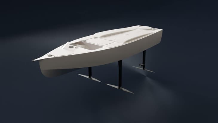 Marinetrans partners with student team designing and building hydrogen-powered hydrofoiling boat