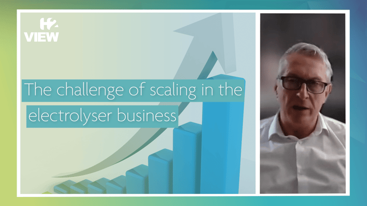 Video: The challenge of scaling in the electrolyser business