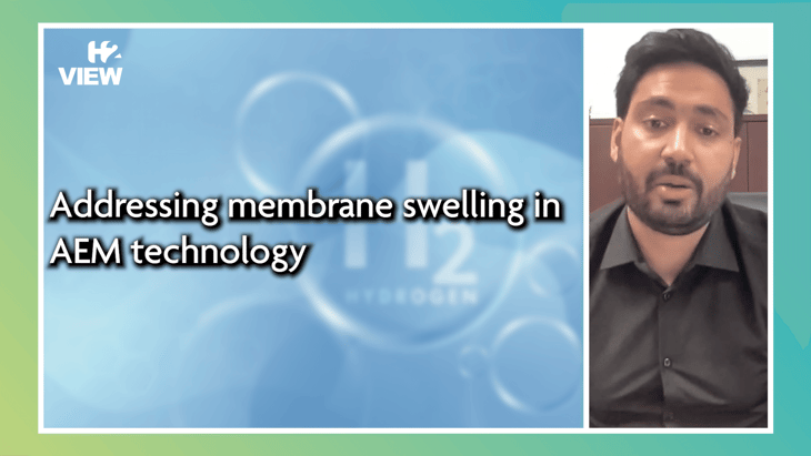 Video: Addressing membrane swelling in AEM technology