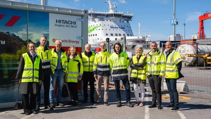Hitachi Energy trials hydrogen generator to power Stena Line ferry in Sweden